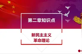 《毛中特》知识点02 第二章 新民主主义革命视频封面