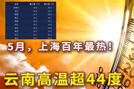 云南超44度高温！上海破百年5月最高温，为何这么热？今年更热？视频封面