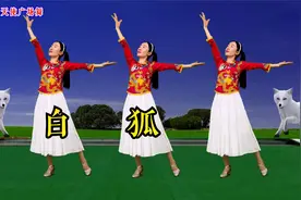 火爆32步形体舞《白狐》旋律凄美动听，催人泪下，正背面附教学