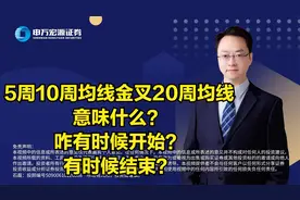 5周10周均线金叉20周均线意味什么？咋有时候开始？有时候结束？视频封面