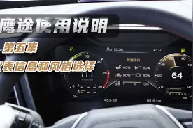 解放鹰途头等舱操作使用说明5：仪表信息和风格选择