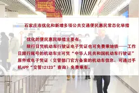 石家庄市优化和新增多项公共交通便民惠民常态化举措视频封面