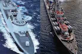 一张图引发热议：中国055大驱与俄罗斯光荣级巡洋舰，谁才是强者视频封面