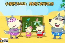 儿童动画：爸爸妈妈给沃夫和露西讲解男孩和女孩之间的区别