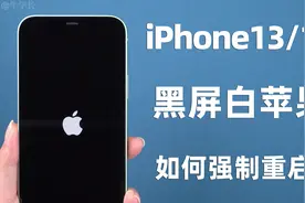 iPhone13/12黑屏白苹果怎么强制重启？4 种修复方法，可保留数据视频封面