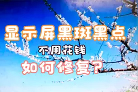 电脑显示器有黑斑黑点发霉，如何修复？不用花一分钱，视频教会你视频封面