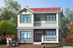 90平米农村二层独栋小别墅，15万盖好主体