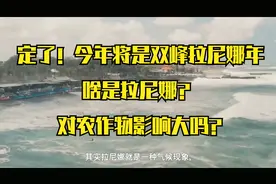 定了！今年将是双峰拉尼娜年，啥是拉尼娜？对农作物影响大吗？视频封面
