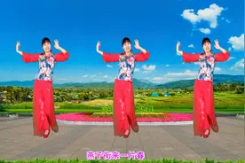 经典老歌广场舞《福满农家》简单16步附分解，好学好看