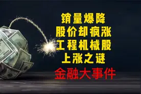 销量爆降，股价却疯涨！工程机械股上涨之谜视频封面