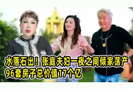 水落石出！张庭夫妇一夜之间倾家荡产 96套房子总价值17个亿视频封面