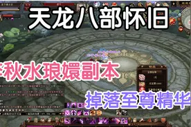 天龙八部端游怀旧服：李秋水琅嬛福地副本！掉落至尊精华强化！