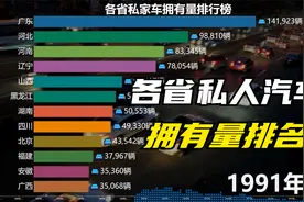 各省私人汽车拥有量排名，上海全程没出现过视频封面