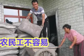 小志搬水泥体验农民工生活，手指烫出了水泡，建筑工人真不容易视频封面