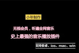 电脑+安卓+苹果+mac  无视VIP 全网音乐任你听最强听歌插件推荐视频封面