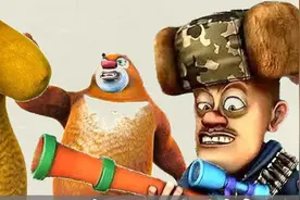 熊出没之年货倒着放一遍。究竟有多搞笑，李老板秒变大善人视频封面