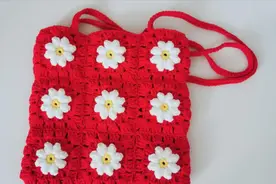 米兔手作 钩针毛线小雏菊包包单肩包手工编织包包教程视频封面
