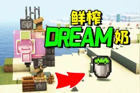 我的世界：当玩家喝了Dream的奶会发生什么？时间瞬间停止