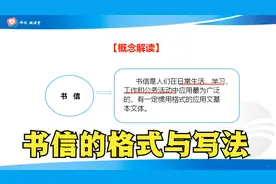 应用文写作，书信的格式与写法