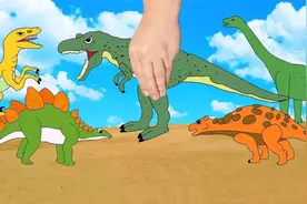 恐龙世界：来到恐龙乐园中看看恐龙们都喜欢吃什么食物