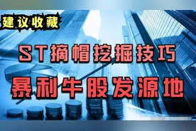 超级黑马发源地，职业操盘手ST掘金技巧。3分钟你也可以学会！视频封面