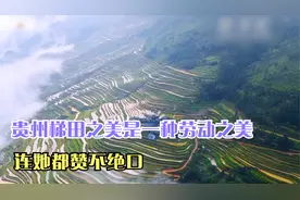 美不胜收！贵州梯田之美是一种劳动之美，连她都赞不绝口