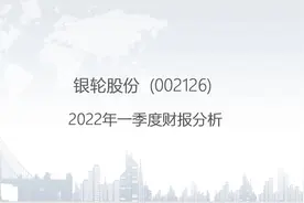 002126 银轮股份-2022年一季度财报分析.pptx视频封面