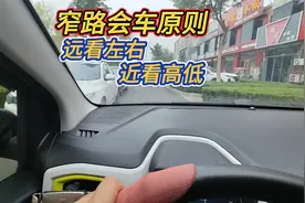 “远看左右，近看高低”，是老司机总结的窄路会车口诀，确实实用视频封面