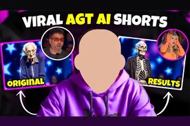 无需露脸如何用人工智能AI制作美国达人秀短片创业副业被动收入