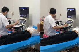 萌新男医生给女患者做B超，气氛紧张手不知往哪放，尬到脚趾抠地视频封面
