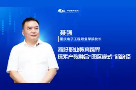 聂强： 抓好职业教育跨界，探索产教融合“园区模式”新路径视频封面