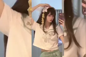 今日醒脑，西施cos女仆装黑丝白丝小腿袜公主裙