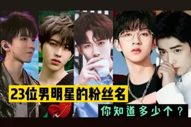 23位男明星的粉丝名字，宋亚轩王俊凯许凯任嘉伦，你知道多少个？视频封面