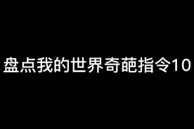 我的世界:盘点MC奇葩指令10