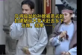 及将临盆的孙媳被恶劣的封建陋俗大雪天赶去乡下分娩，结果……。视频封面