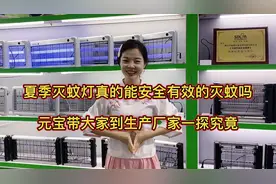 灭蚊灯真的能安全有效的灭蚊吗，元宝带大家到生产厂家一探究竟视频封面