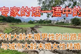 农村未婚大龄男性的出路在何方？听专家的，到城市找大龄未婚女性视频封面