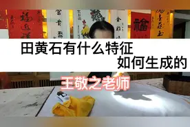 田黄石是如何形成的，又是如何形成的皮，割，萝卜丝纹油润的特征