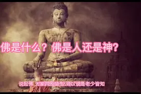 佛教入门知识：佛是什么？佛是人还是神？第5集视频封面