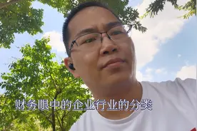财务眼中的企业行业的分类视频封面