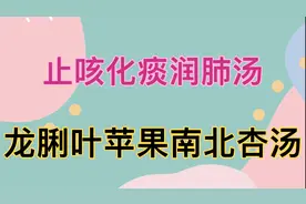 化痰止咳汤(龙脷叶苹果南北杏汤）