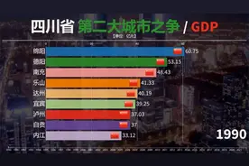 谁才是四川省第二大城市？绵阳 宜宾还是德阳南充？看GDP对比视频封面