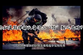 特种部队到底有什么“特”别之处