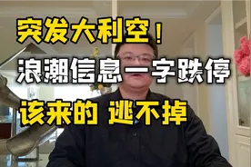 突发大利空！浪潮信息一字跌停，为什么这种情况必然会发生？视频封面