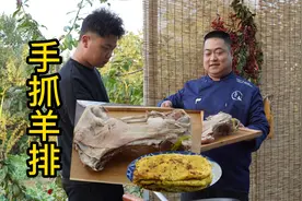 吃羊肉喝羊汤原汁原味，买5斤羊排炖3个小时，脱骨软烂汤特别鲜