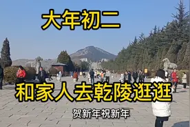 大年初二带家人去逛武则天墓乾陵，没想到免票政策变了尴尬没进去视频封面