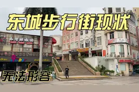 东莞东城有一条步行街，街面环境很好，但一直却旺不起来视频封面