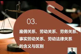 劳动关系与劳务关系的区别视频封面