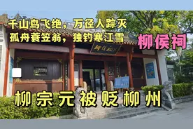 孤舟蓑笠翁，独钓寒江雪，写于柳宗元被贬广西柳州，他也死于柳州视频封面