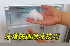 冰箱里结冰再厚都别铲，用这个好方法，几分钟冰块就能快速去除！视频封面